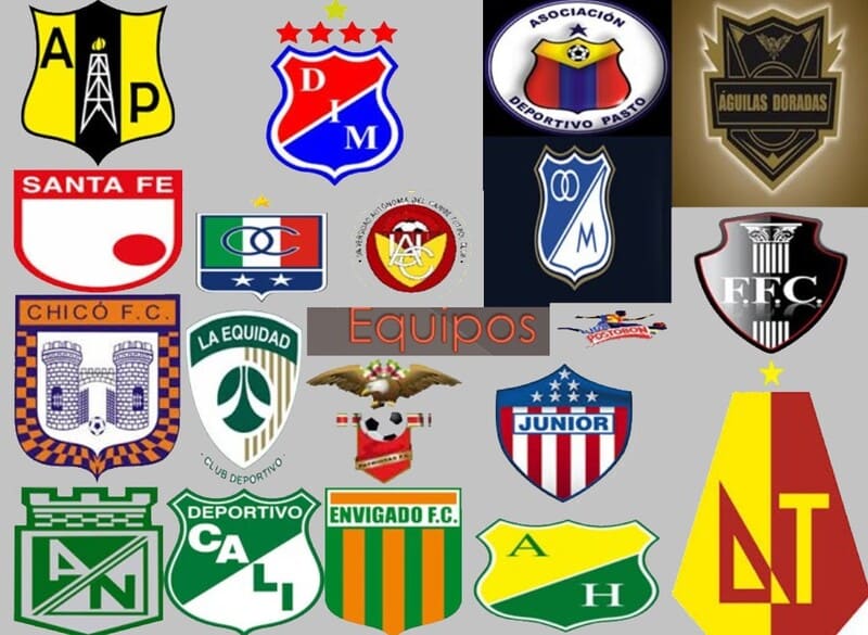 equipos futbol colombia