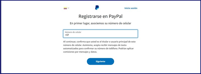 paypal registro colombia