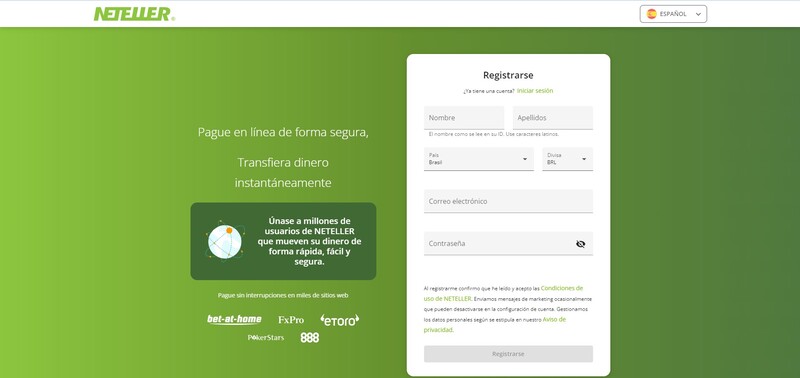 registro neteller apuestas